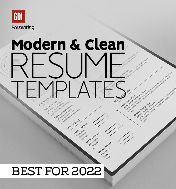 18+ Modern Clean Resume Templates