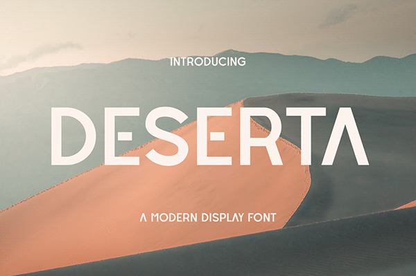 Deserta Free Font