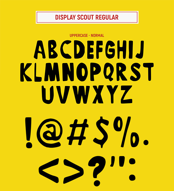 Display Scout Font