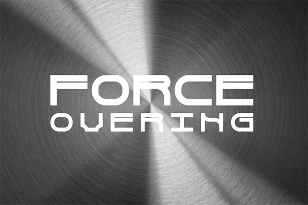 Force Overing Free Font