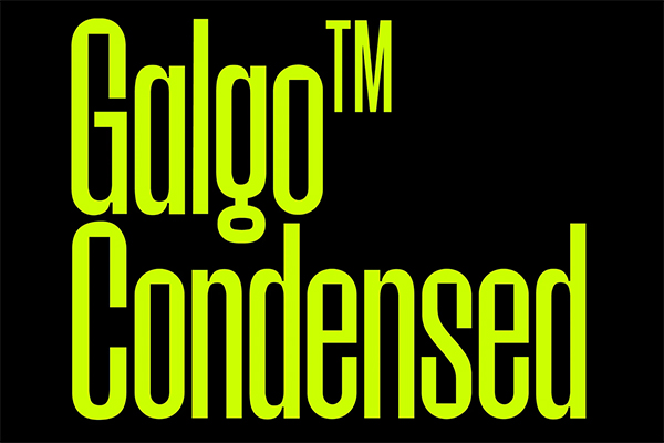 Galgo Condensed Sans Serif Free Font