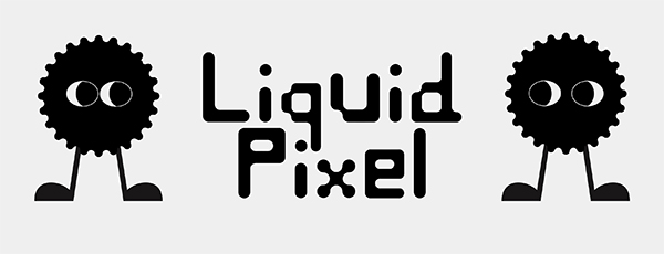 Liquid Pixel Free Font