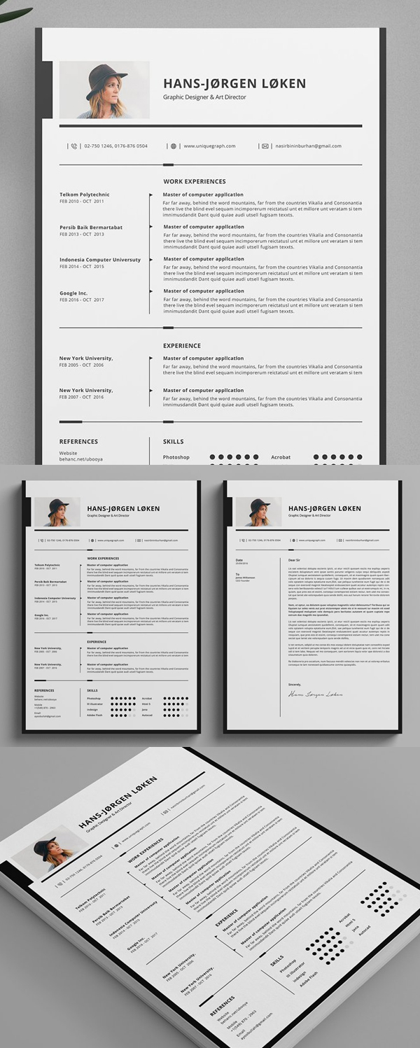 Awesome Resume CV Template