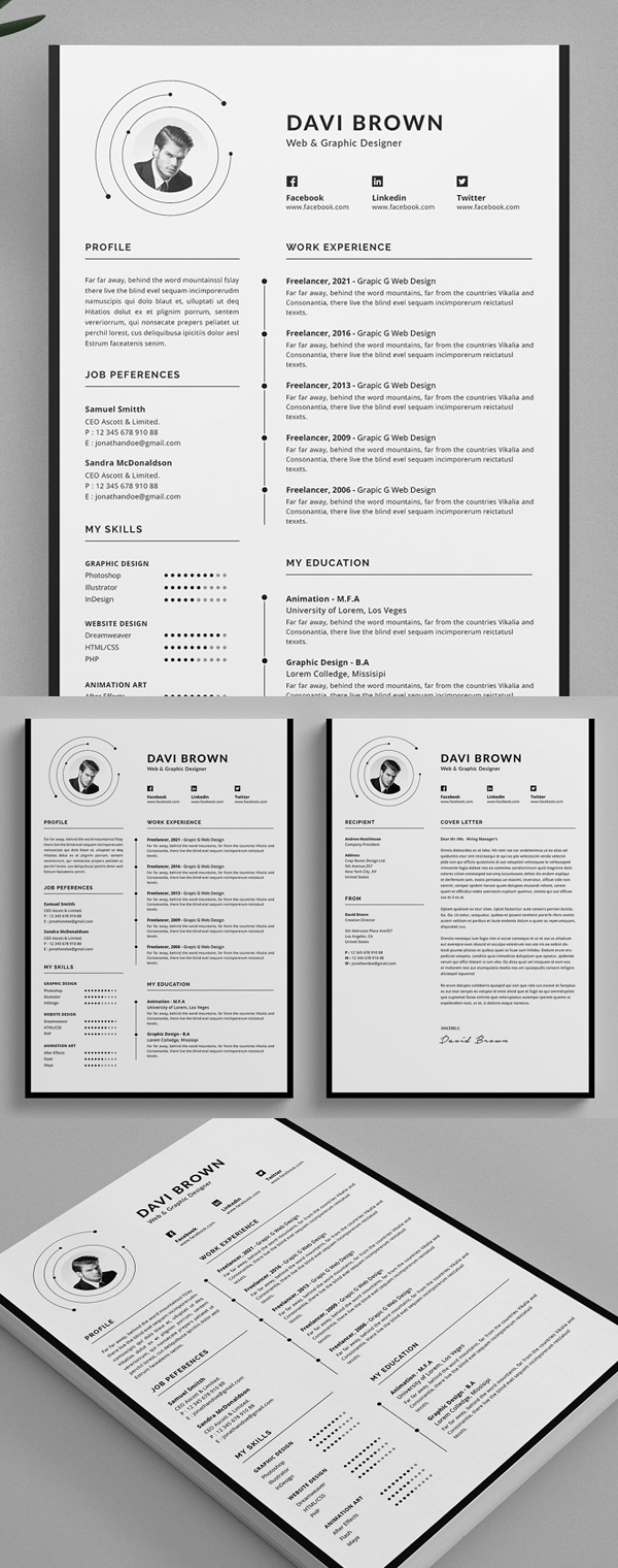 Professional Ctreative Resume Template