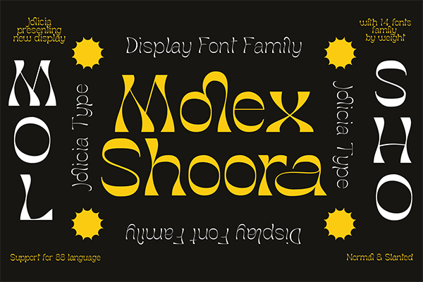 Molex Shoora Light Free Font