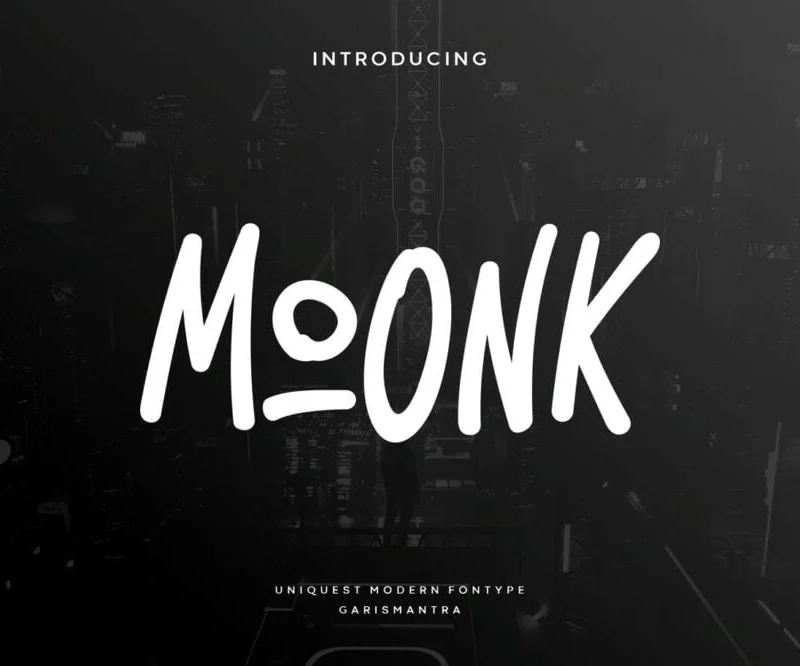 Moonk Free Font