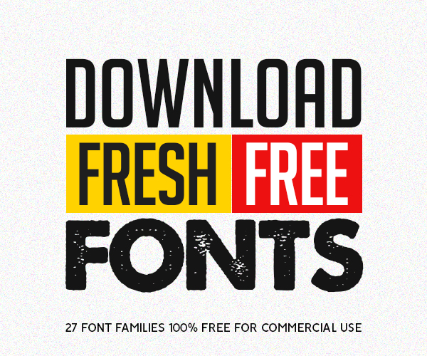 27 Fresh New Free Fonts For Graphic Designers