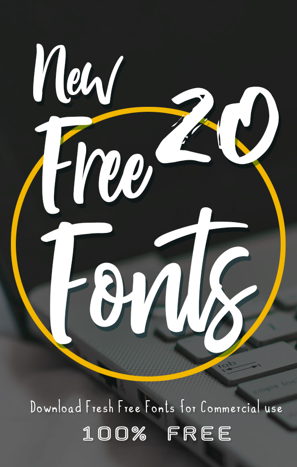 New Free Fonts (20) Fonts For Designers