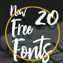 Post Thumbnail of New Free Fonts (20) Fonts For Designers