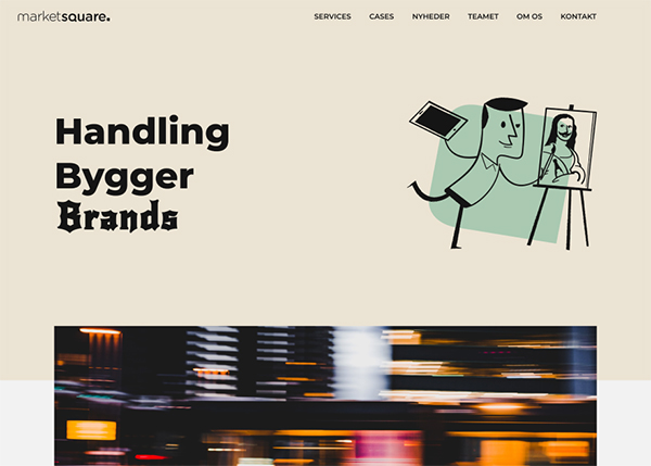 Handling Bygger Brands Website Design
