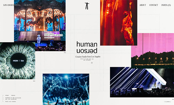 Human Person Website Design