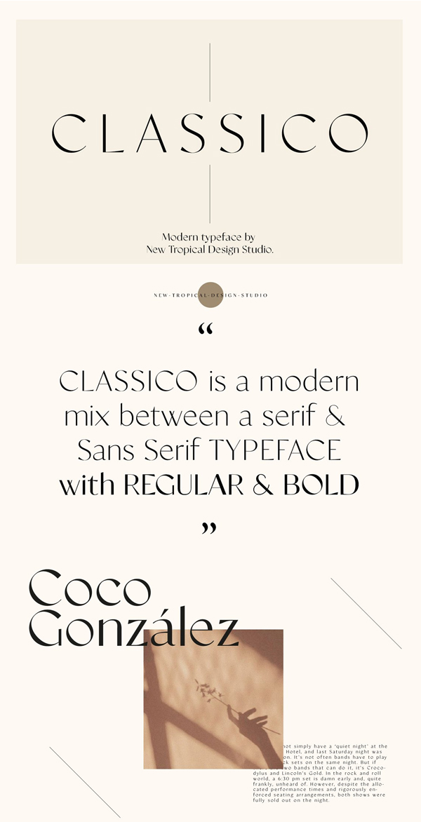 Classico - Serif Font