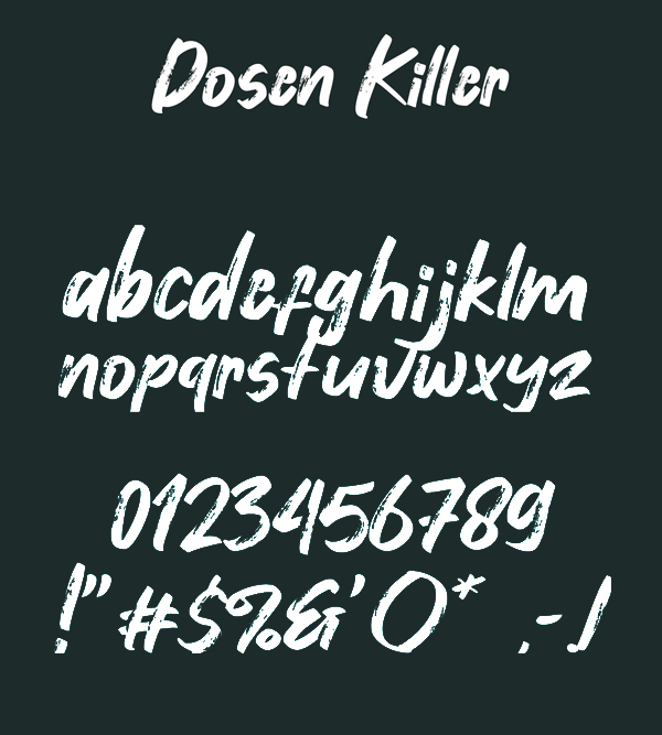 Dosen Killer Font