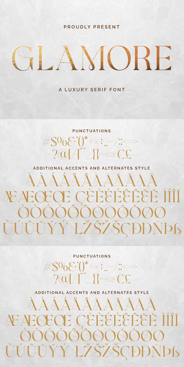 Glamore Luxury Display Serif