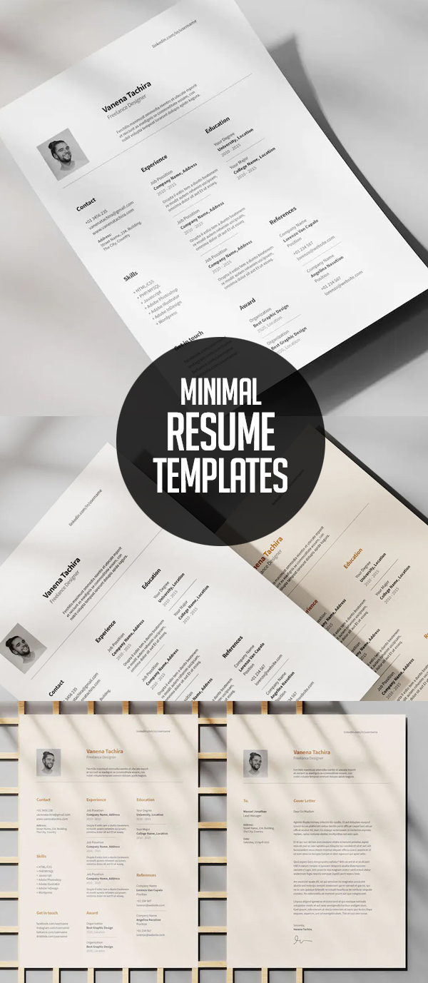 Minimal Resume Design