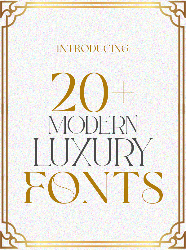 20+ Modern Luxury Serif Fonts