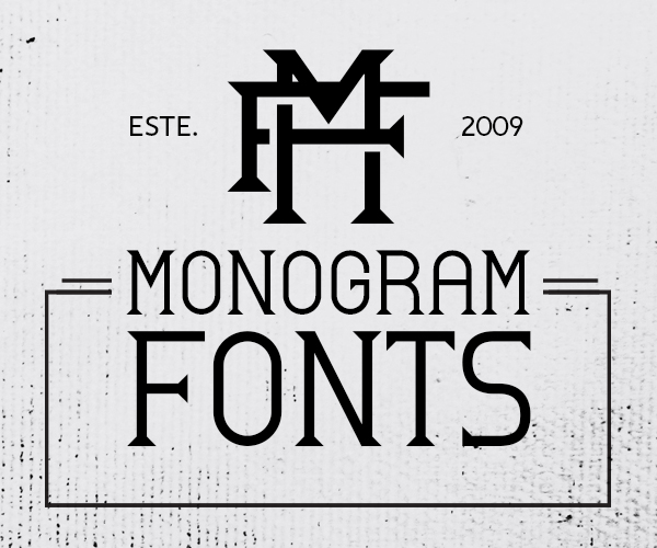 20+ Monogram Fonts For Monogram Logos