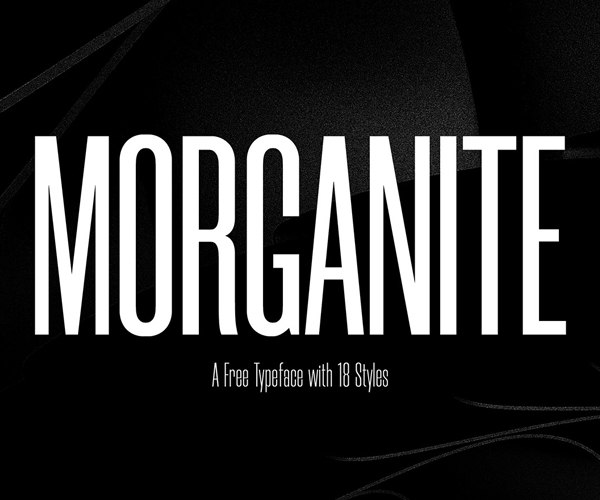 Morganite Free Font