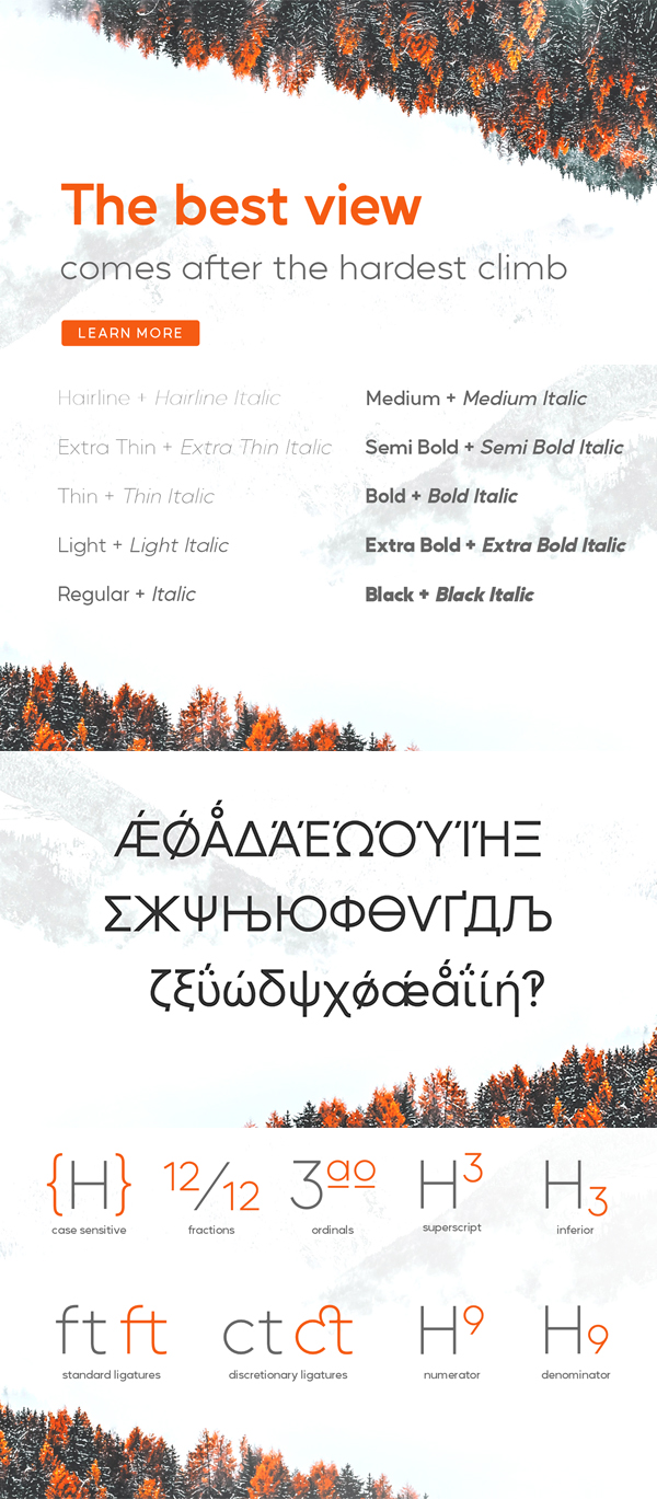 Mustico Pro Semi Bold Font