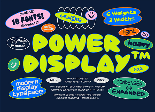 Power Display Free Font