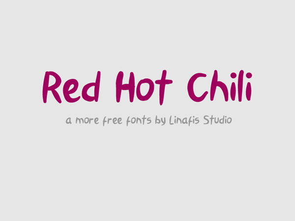 Red Hot Chili Free Font