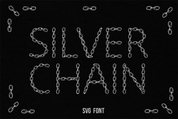 Silver Chain Free Font
