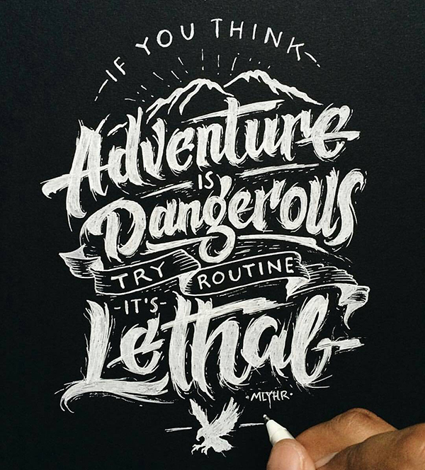 Remarkable Hand Lettering and Typography Examples - 17