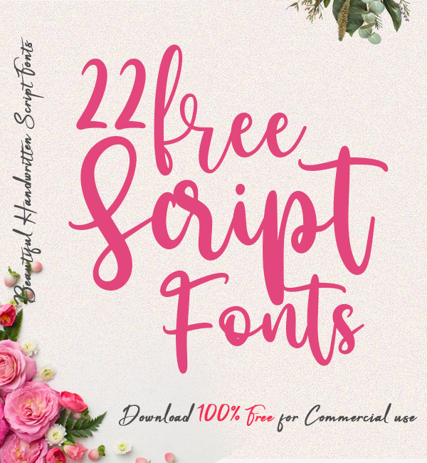 20+ Best Free Script Fonts for Graphic Designers