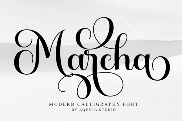 Marcha Script Free Font Free Font