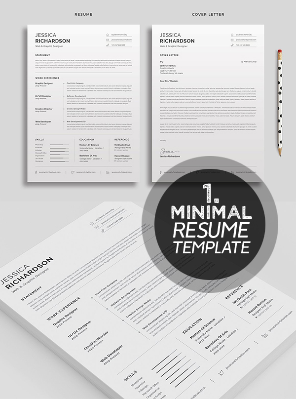 Minimal Resume Templates