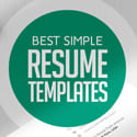 Post thumbnail of 23 Minimal Resume Templates with Cover Letter