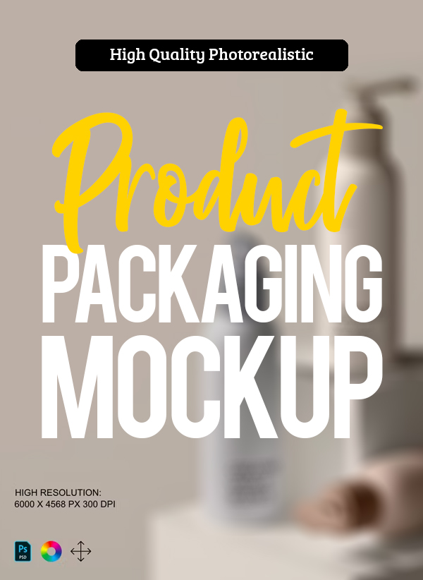 Product Mockups: High Quality Packaging Product Mockups