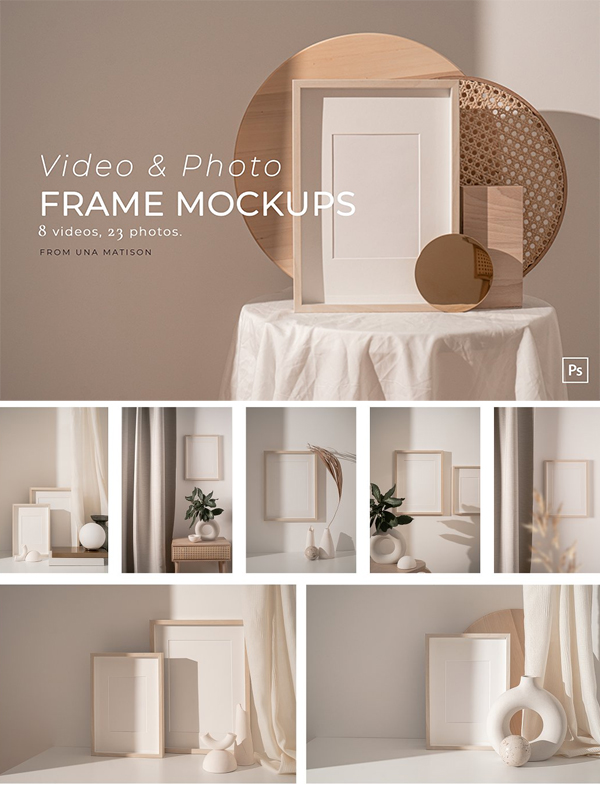 Video and Photo Frame Mockups
