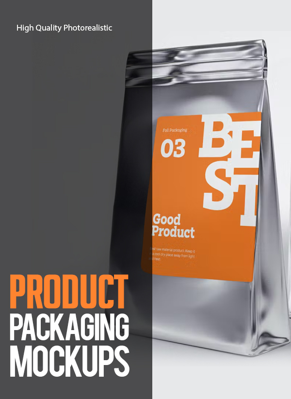 25 Photorealistic Packaging Product Mockups