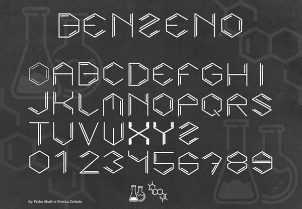 Benzeno Free Font
