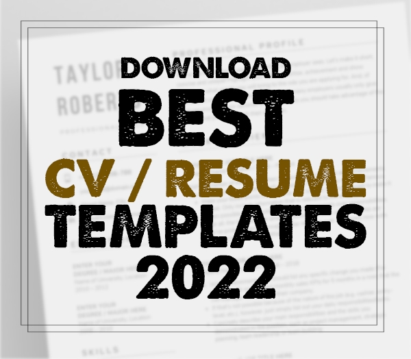 Download 50+ Best Resume Templates 2022