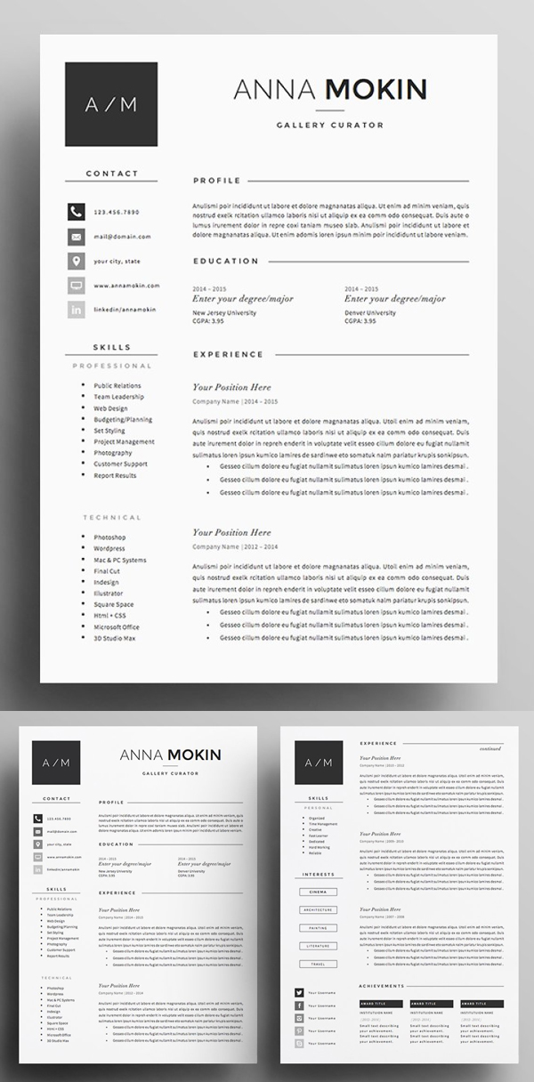 Awesome Creative Resume Template