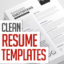 Post thumbnail of 23 Simple and Clean Resume Design with Cover Letter Templates