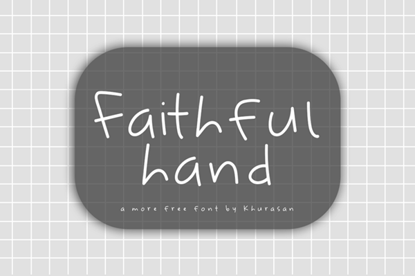 Faithful Hand Written Free Font