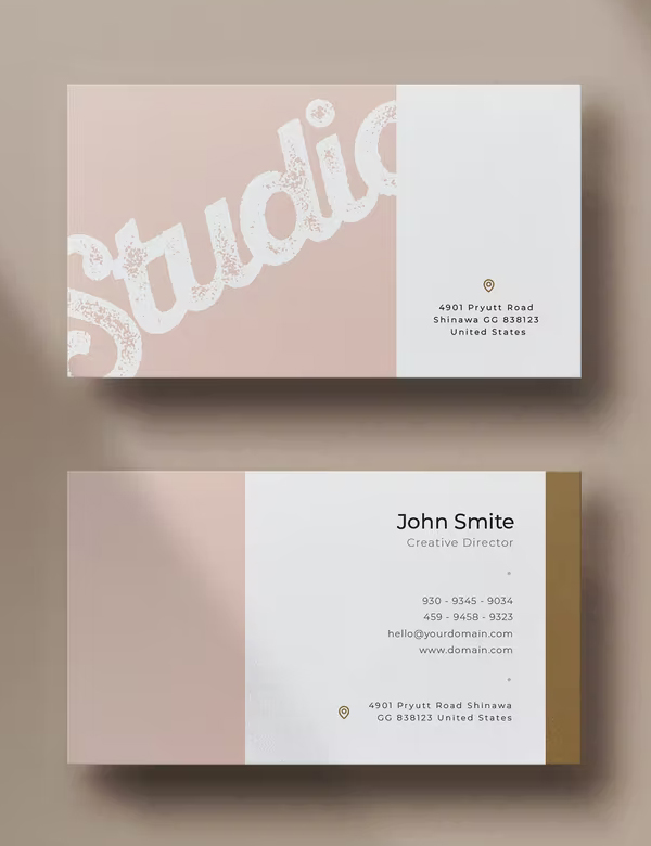 Minimal Business Card Example