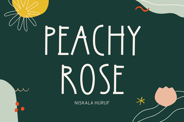 Peachy Rose Free Font