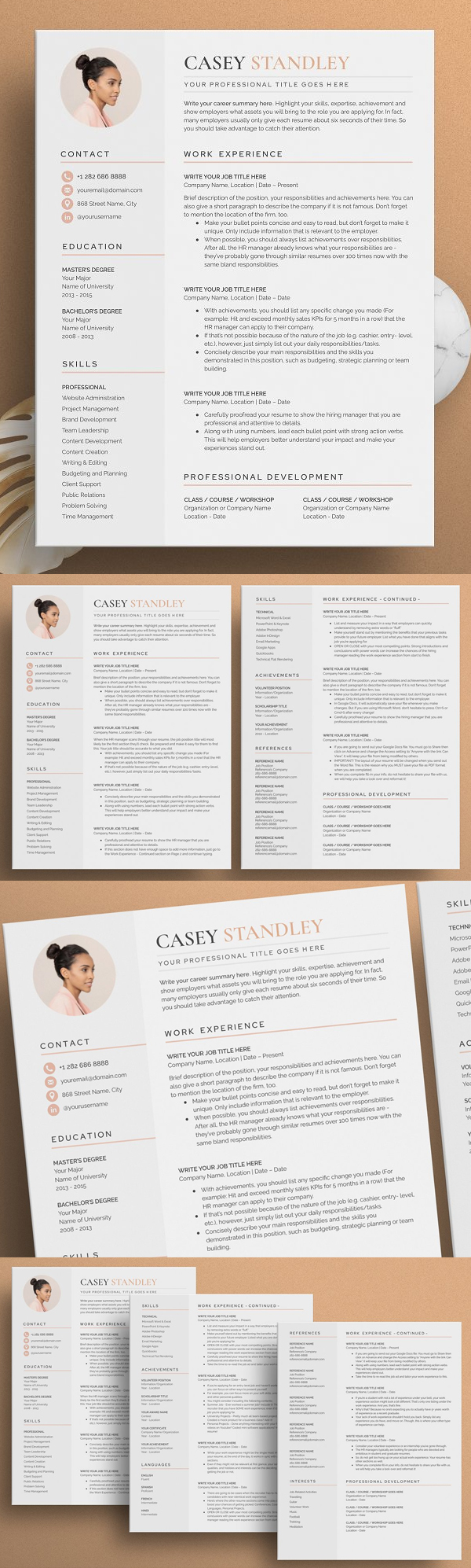 Resume / CV - The Standley
