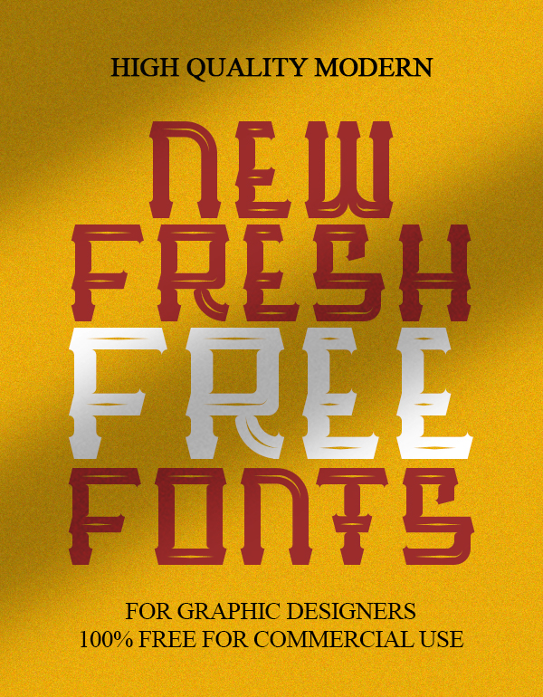 30 New Fresh Free Fonts Download