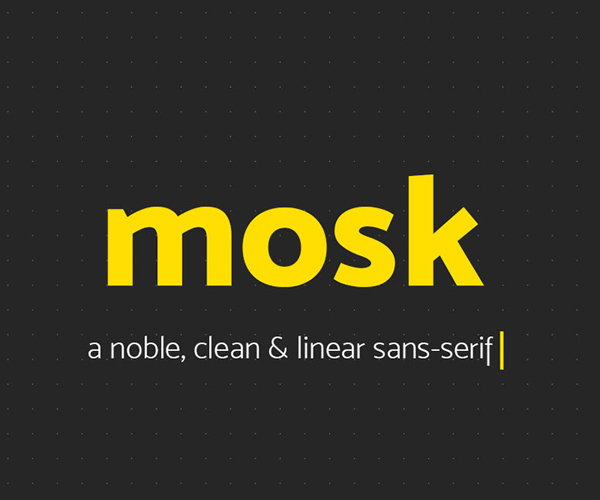 Mosk Free Font