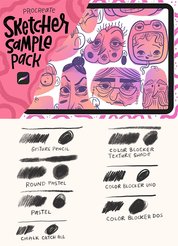 Perfect Sketcher Brushes Pack Procreate