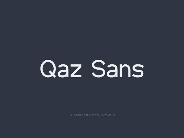 Qaz Free Font