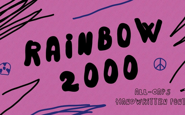 Rainbow 2000 Free Font