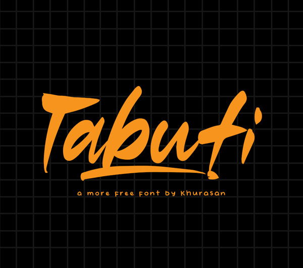 Tabuti Free Font