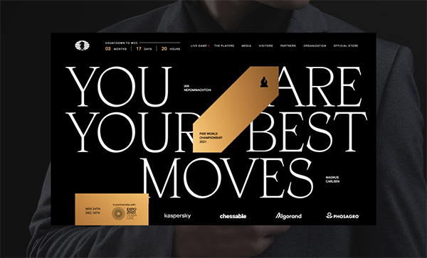 Chess World Championship - Website Design For Inspiration