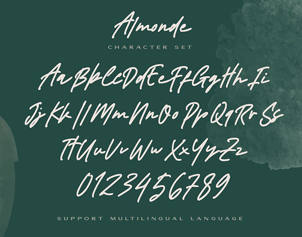 Almonde Modern Signature Font